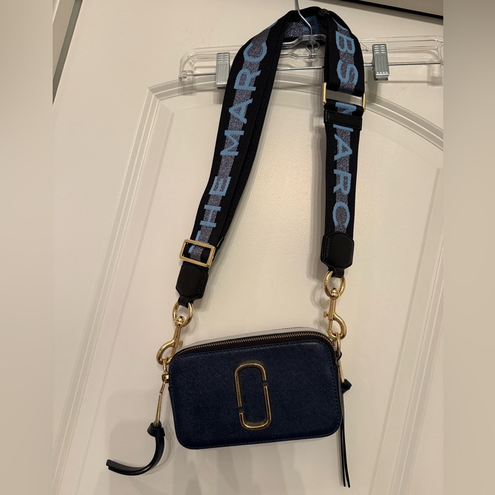 Marc Jacobs The Snapshot Bag in New Blue Sea Multi